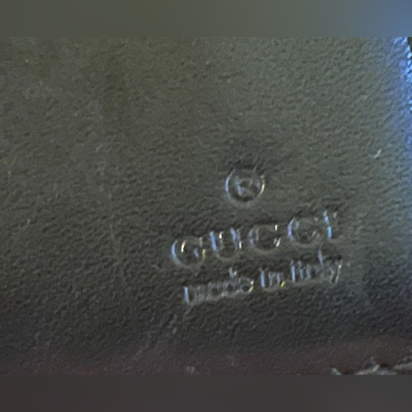 GUCCI Leather Single Fold Long Wallet in Black - Picture 2 of 11